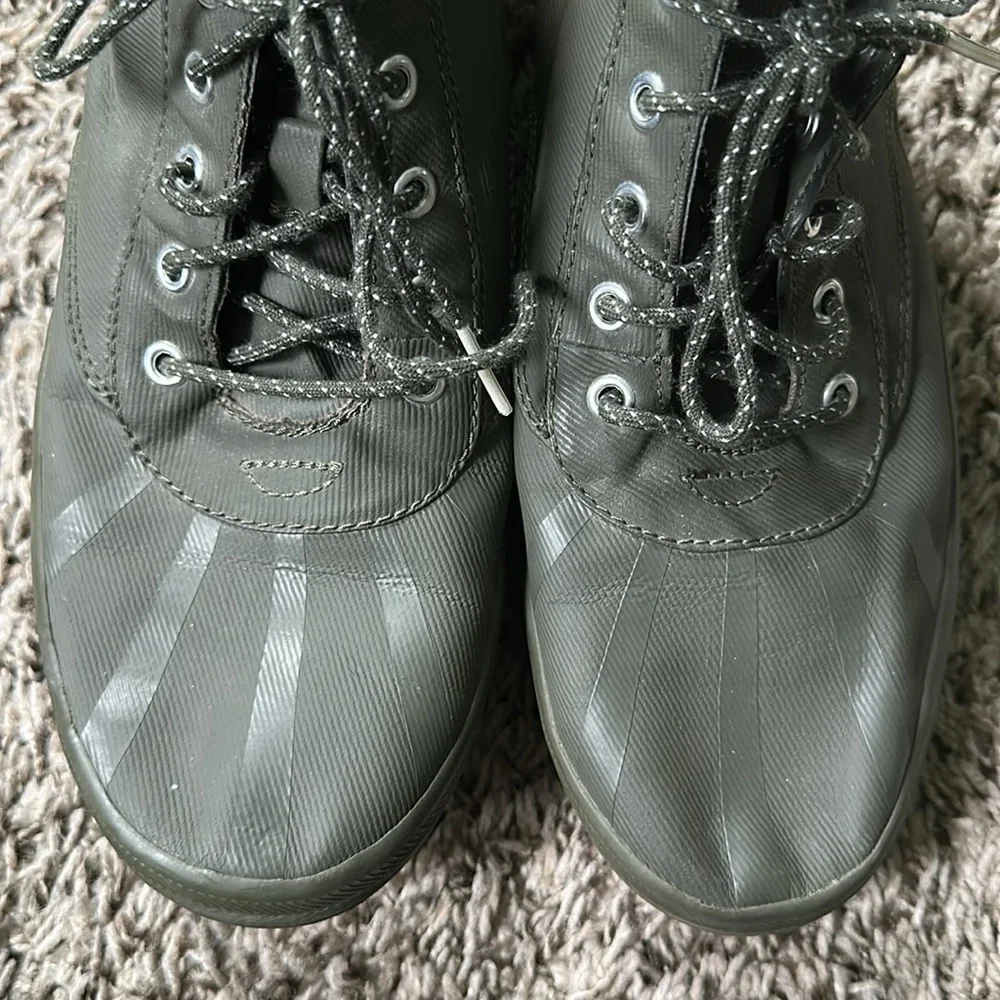 Keds Scout Splash Twill Boot Womens Sz 9 Green Ankle Boots